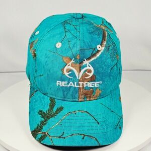 Realtree Camo Baseball Cap Turquoise Outdoor Cap OSFM‎